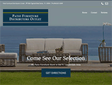 Tablet Screenshot of patiofurniture-ftlauderdale.com